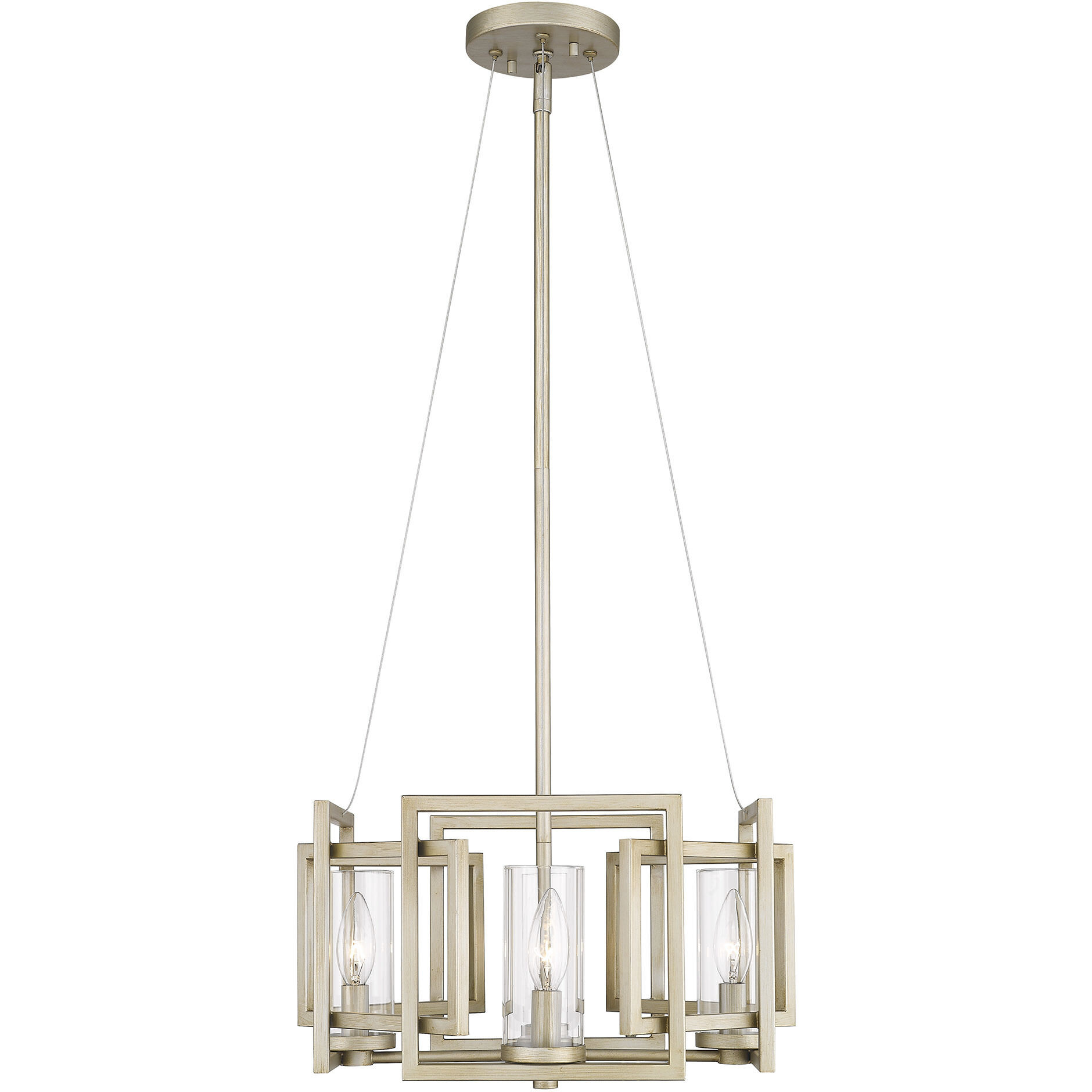 Marco Pendant Ceiling Light in White Gold