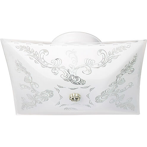 Brentwood 2 Light 12 inch White Flush Mount Ceiling Light