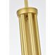 Layne 6 Light 36 inch Brass Chandelier Ceiling Light