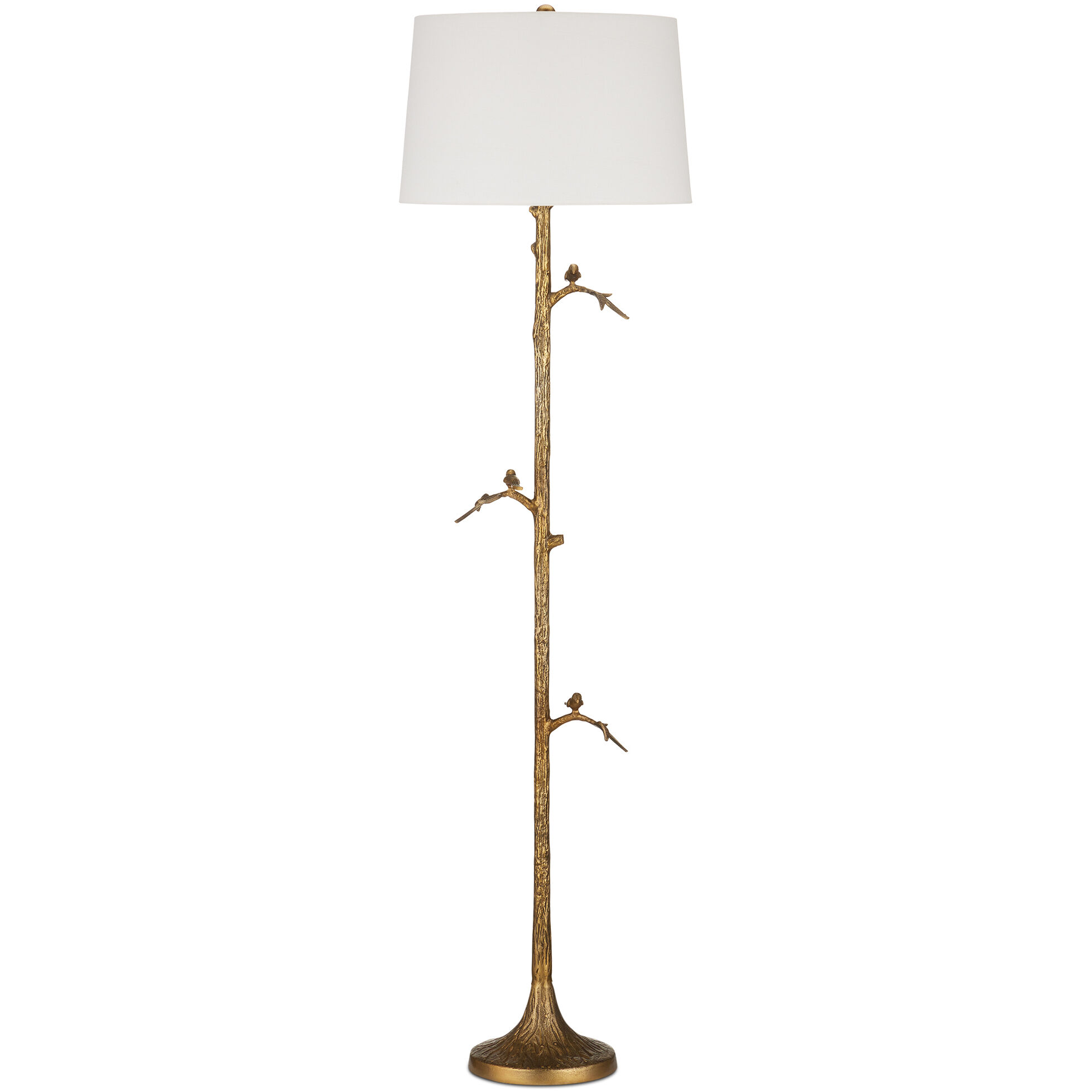 Piaf 69.5 inch 150 watt Antique Brass Floor Lamp Portable Light