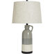 Cameron 28.75 inch 100.00 watt Speckled - Off White and Gray and Greige and Black Table Lamp Portable Light