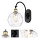 Ballston Athens Water Glass LED 8 inch Black Antique Brass Sconce Wall Light