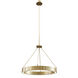 Kensington LED 30 inch Vintage Brass Pendant Ceiling Light