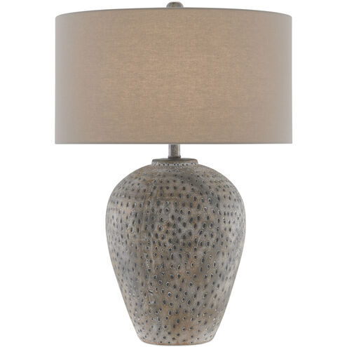 Junius 27 inch 150 watt Earth Gray Table Lamp Portable Light