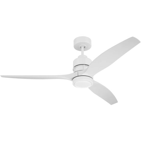 Craftmade SONWF52SB3-WP Sonnet 52 inch Satin Brass with White Blades Ceiling  Fan, Blades Included