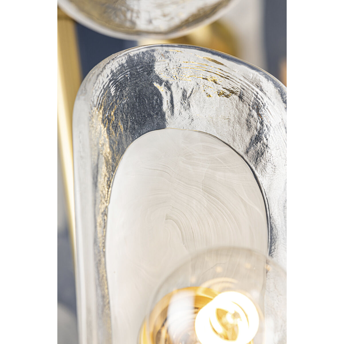 Hilo 20 Light 30.75 inch Aged Brass Semi Flush Ceiling Light