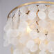 Elsa LED 16 inch Natural Brass Flush Mount Ceiling Light