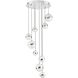 Mystyke LED 22.25 inch Chrome LED Pan Ceiling Light