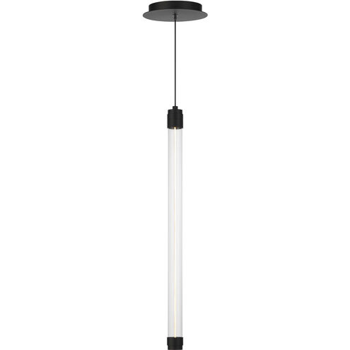 Jedi 1 Light 1.5 inch Black Pendant Ceiling Light