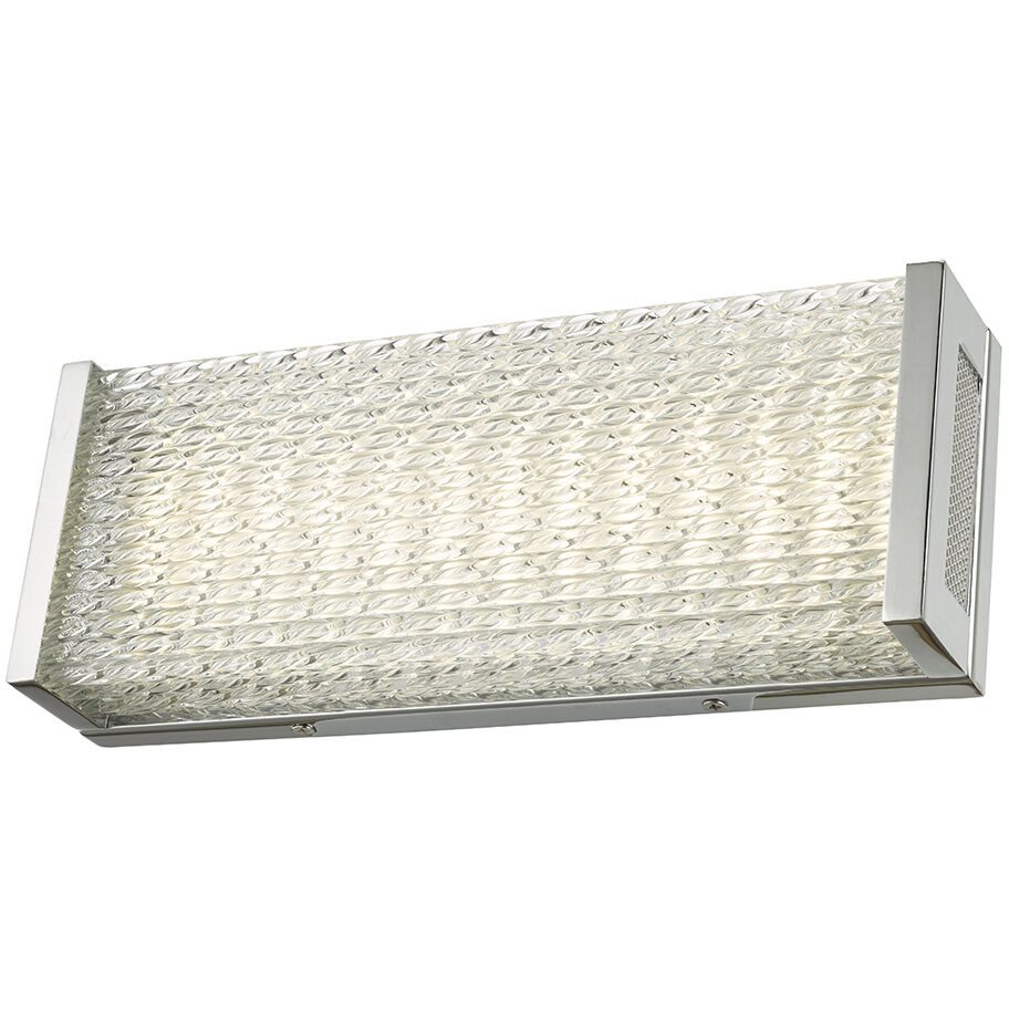 Evoke LED 12 inch Chrome Vanity Bar Light Wall Light