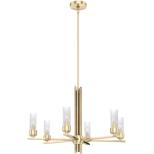 Gatz 6 Light 28 inch Alturas Gold Chandelier Ceiling Light