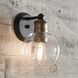 Hansford 1 Light 7 inch Antique Bronze Bath Vanity Wall Light in Antique Bronze and Vintage Brass