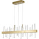 Canada LED 2 inch Gold Chandelier Ceiling Light