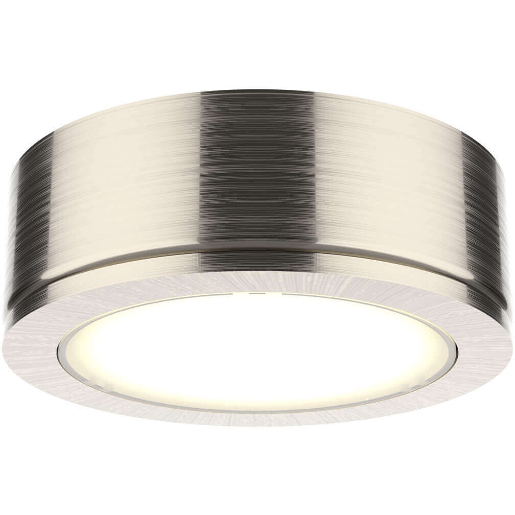 Power-Led Puck Satin Nickel Puck, Indoor