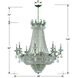 Majestic 20 Light 46 inch Historic Brass Chandelier Ceiling Light in Clear Spectra