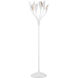Snowflower 71 inch 60 watt Gesso White Floor Lamp Portable Light