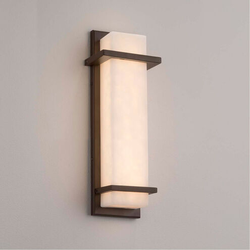 Clouds Monolith LED 14 inch Dark Bronze Outdoor Wall Sconce