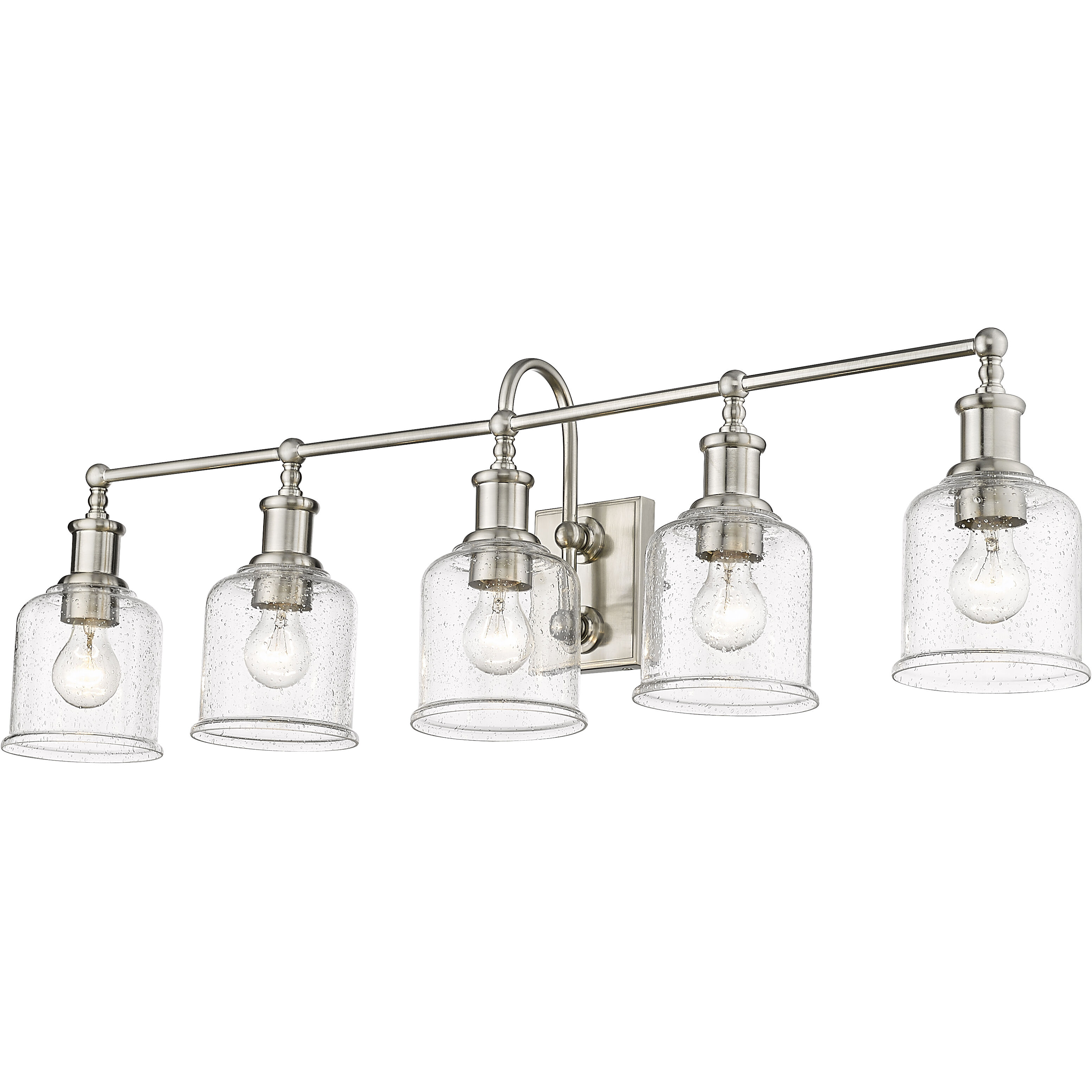 Bryant 5 Light 40.5 inch Brushed Nickel Vanity Wall Light