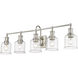 Bryant 5 Light 40.5 inch Brushed Nickel Vanity Wall Light