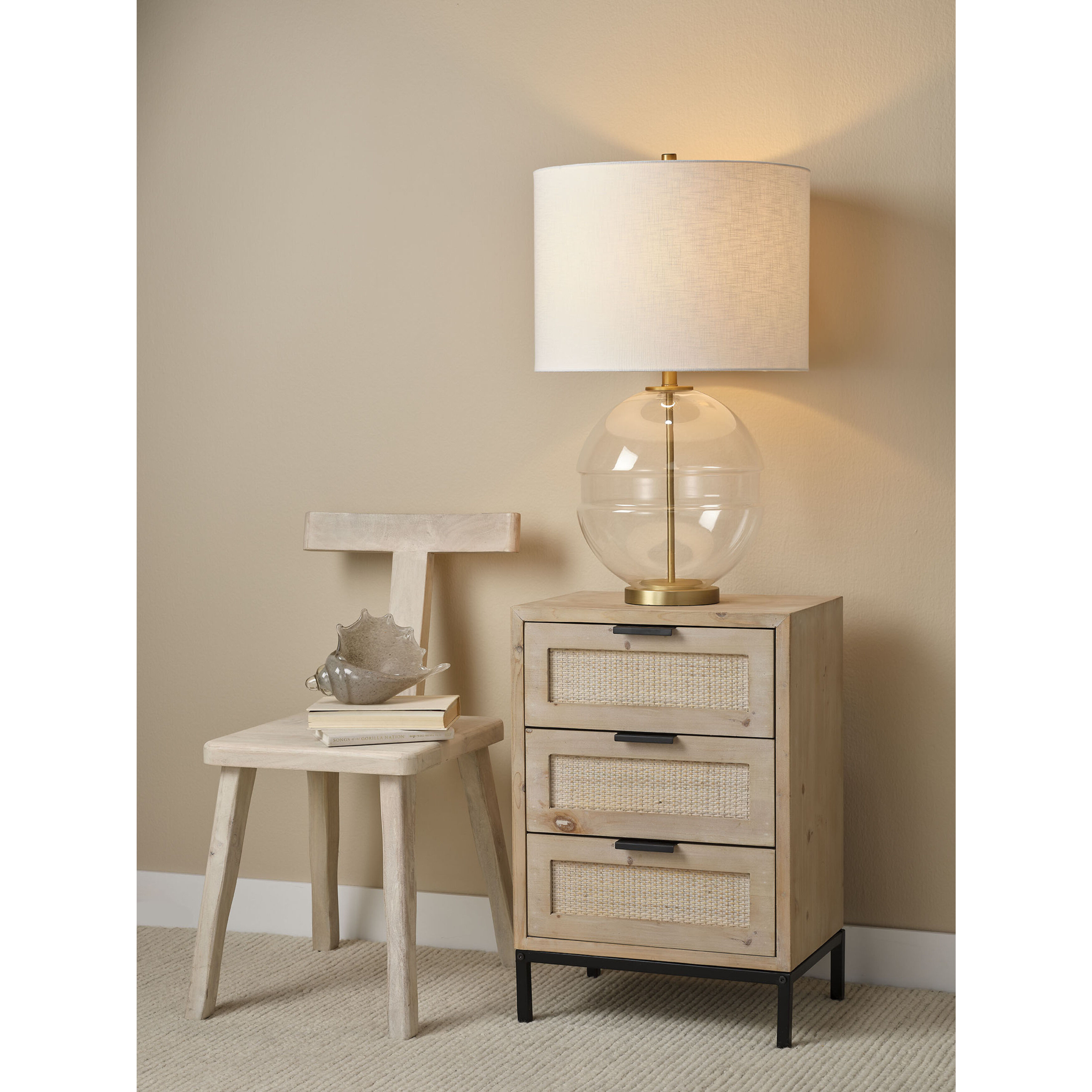 Parlor White Bleach Chair