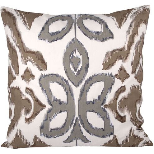 Townsend 20 inch Gray with Crema Pillow, Cover Only