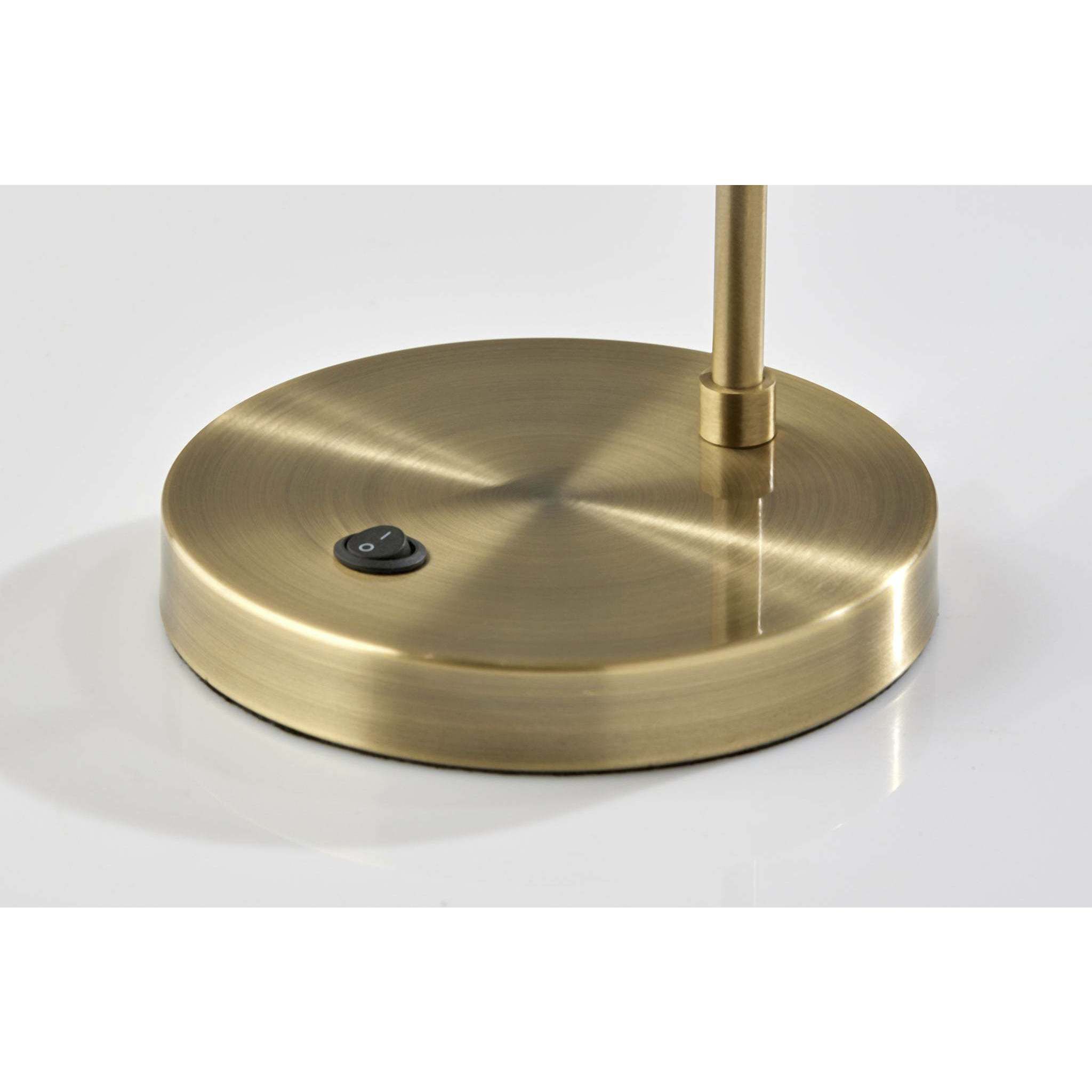 Starling 16 inch 4.00 watt Antique Brass Desk Lamp Portable Light