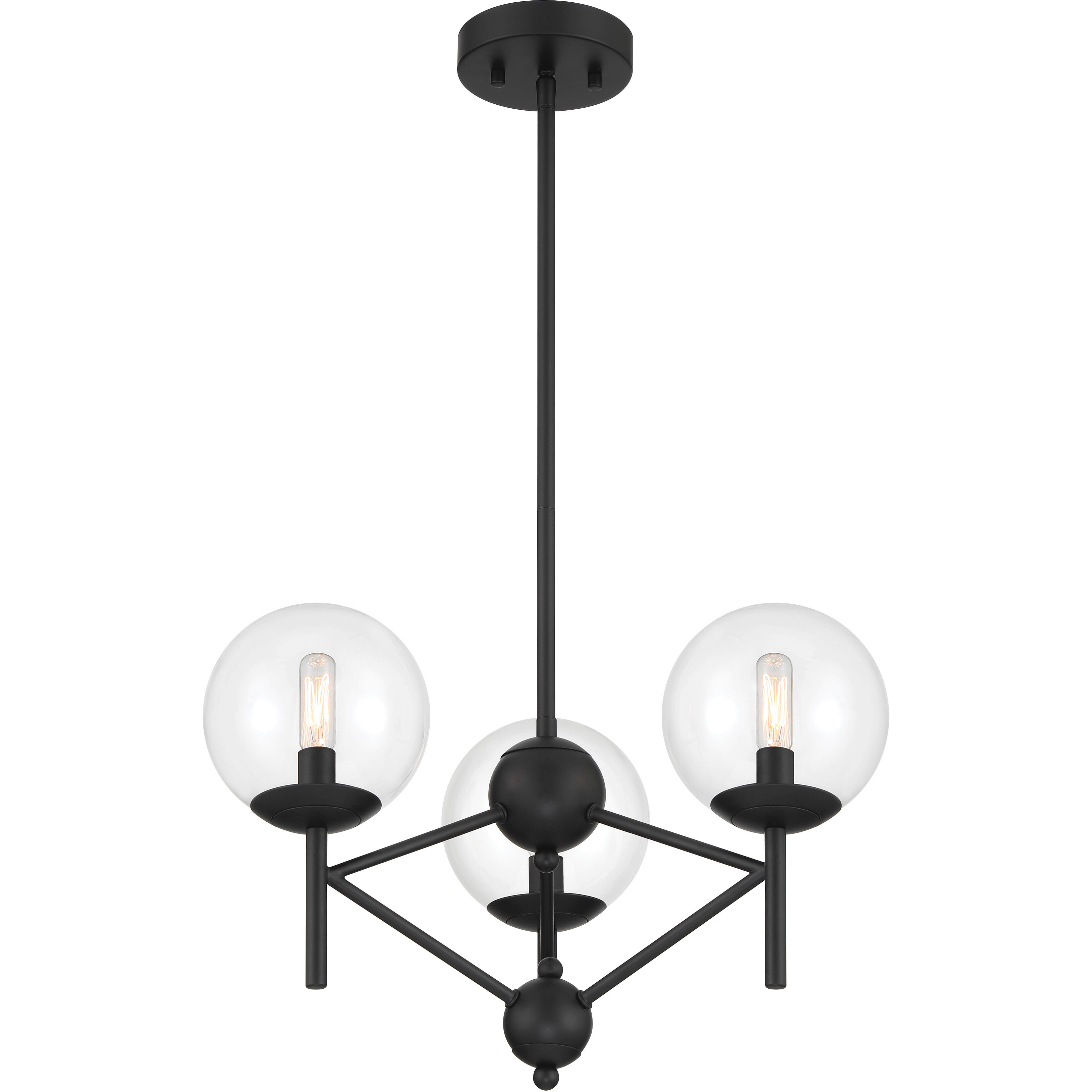 Auresa 3 Light 24 inch Coal Pendant Ceiling Light