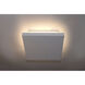 Alumilux Tau LED 6 inch White Outdoor Wall Mount