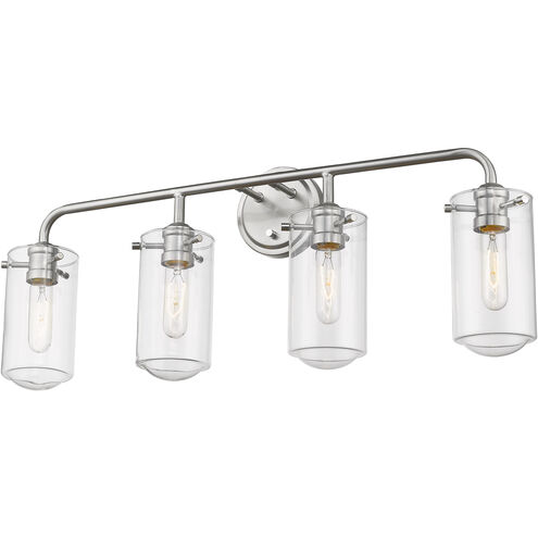 Delaney 4 Light 30 inch Brushed Nickel Vanity Wall Light