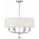 Mirage 6 Light 24 inch Polished Nickel Chandelier Ceiling Light