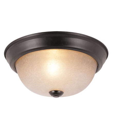 Neilson 1 Light 10 inch Rubbed Oil Bronze Flushmount Ceiling Light