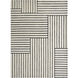 Arctica 157 X 118 inch Off-White and Black Indoor Rug, 9'10" X 13'1"