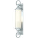 Cavo 1 Light 25.8 inch Coastal Burnished Steel Outdoor Wall Sconce in Opal, Large