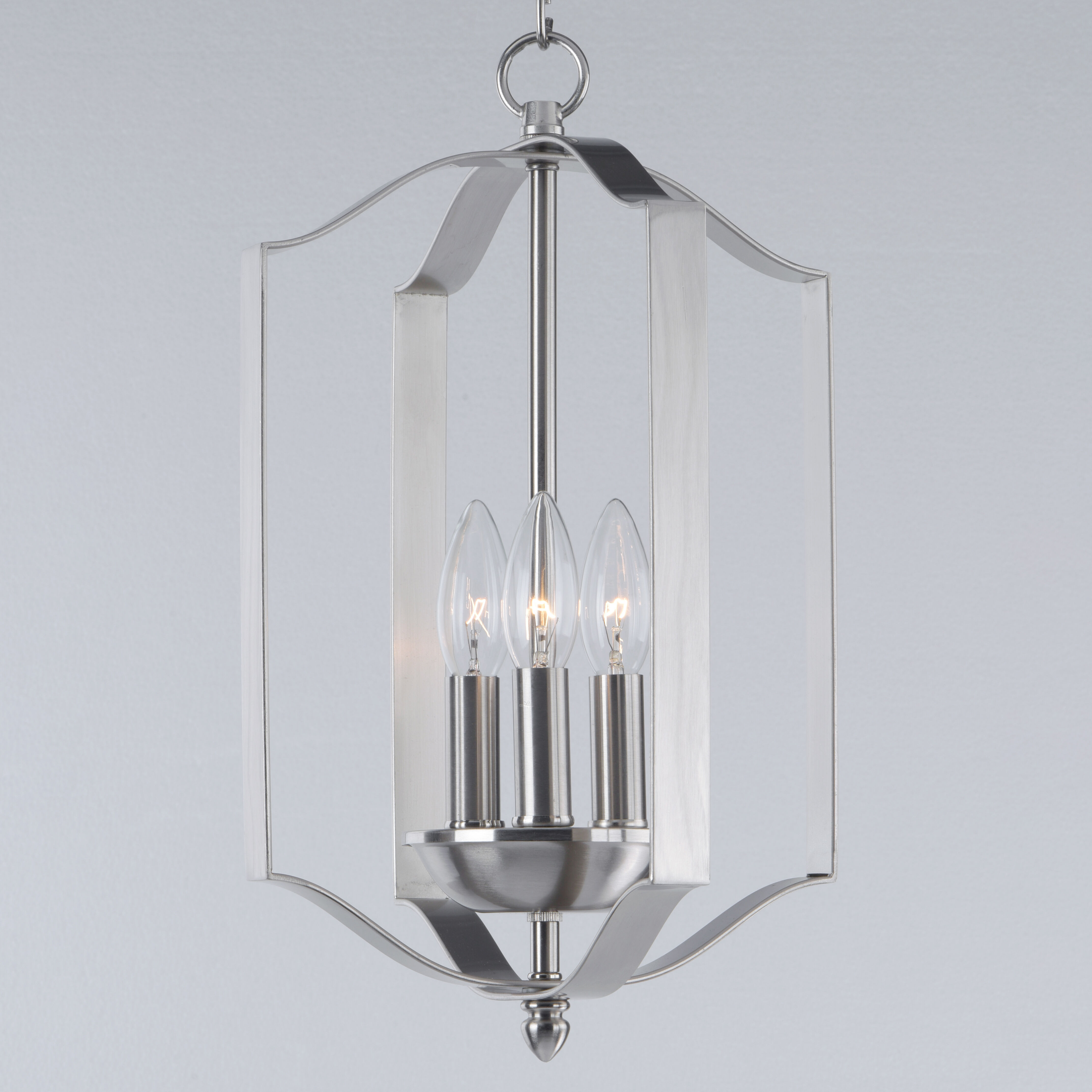 Provident 3 Light 10 inch Satin Nickel Single Pendant Ceiling Light