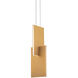 Amari 1 Light 4.75 inch Aged Brass Mini Pendant Ceiling Light