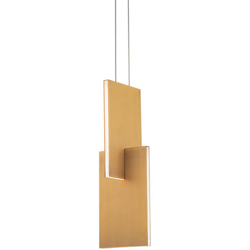Amari 1 Light 4.75 inch Aged Brass Mini Pendant Ceiling Light