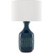 Samba 29 inch 150 watt Ocean Blue Table Lamp Portable Light