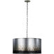 Cannery 4 Light 24 inch Ombre Galvanized Pendant Ceiling Light