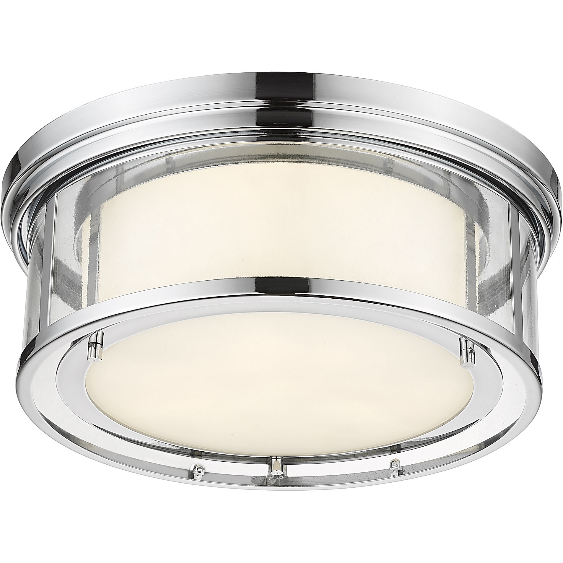 Willow 3 Light 16 inch Chrome Flush Mount Ceiling Light