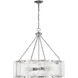 Genry 5 Light 26 inch Polished Nickel Pendant Ceiling Light