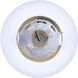 Caleb 1 Light 9 inch Matte White & Wood Flush Mount Ceiling Light