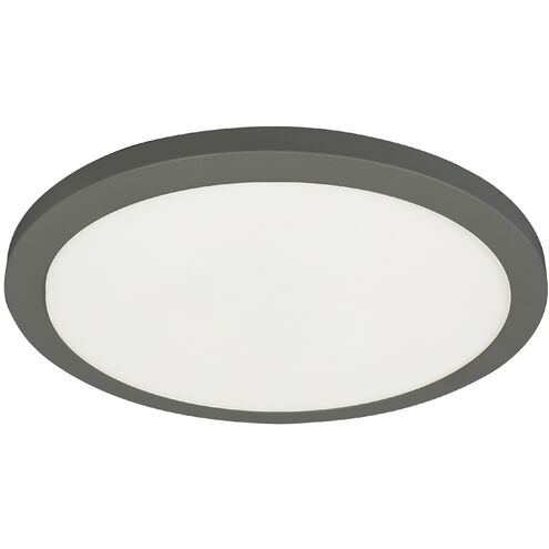 Franchesa LED 9 inch Matte Black Flush Mount Ceiling Light