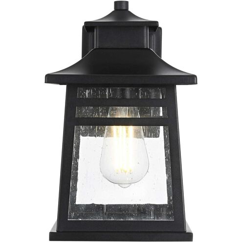 Bambrey 1 Light 11.5 inch Black Outdoor Wall Sconce