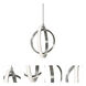 Lock LED 9 inch Satin Nickel Pendant Ceiling Light
