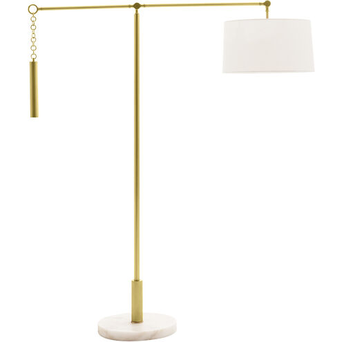 Newark 150 watt Antique Brass Floor Lamp Portable Light