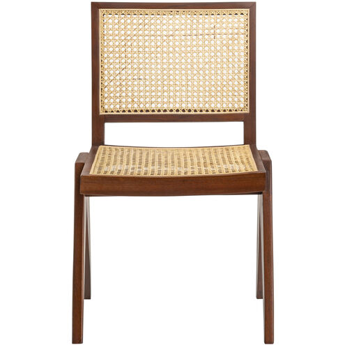 Hague Upholstery: Wheat; Base: Brown Dining Chair