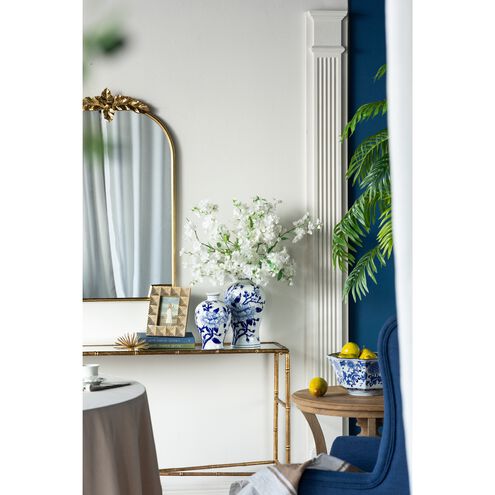 Curved 13 X 8 inch Vase