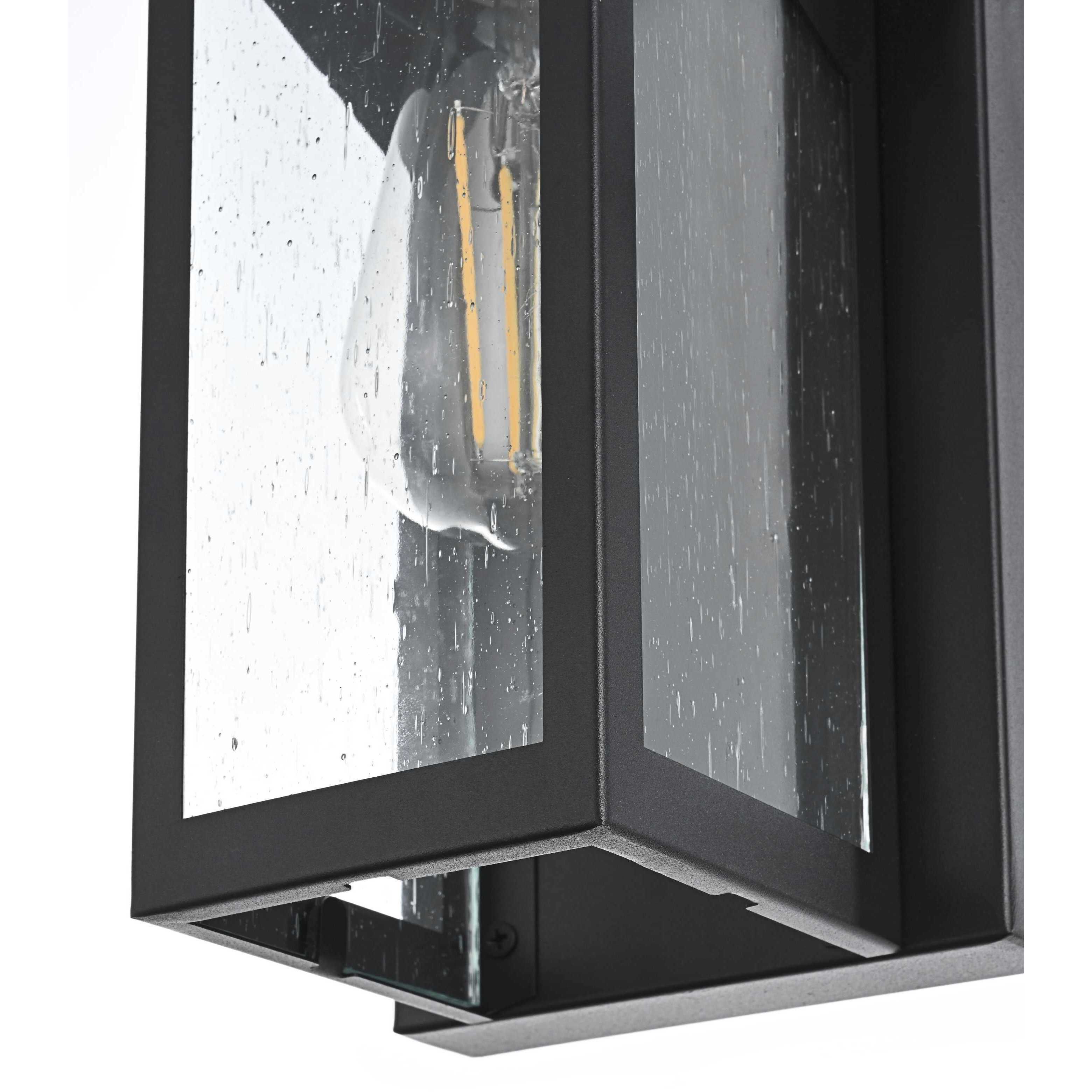 Dunton 1 Light 11 inch Black Outdoor Wall Sconce
