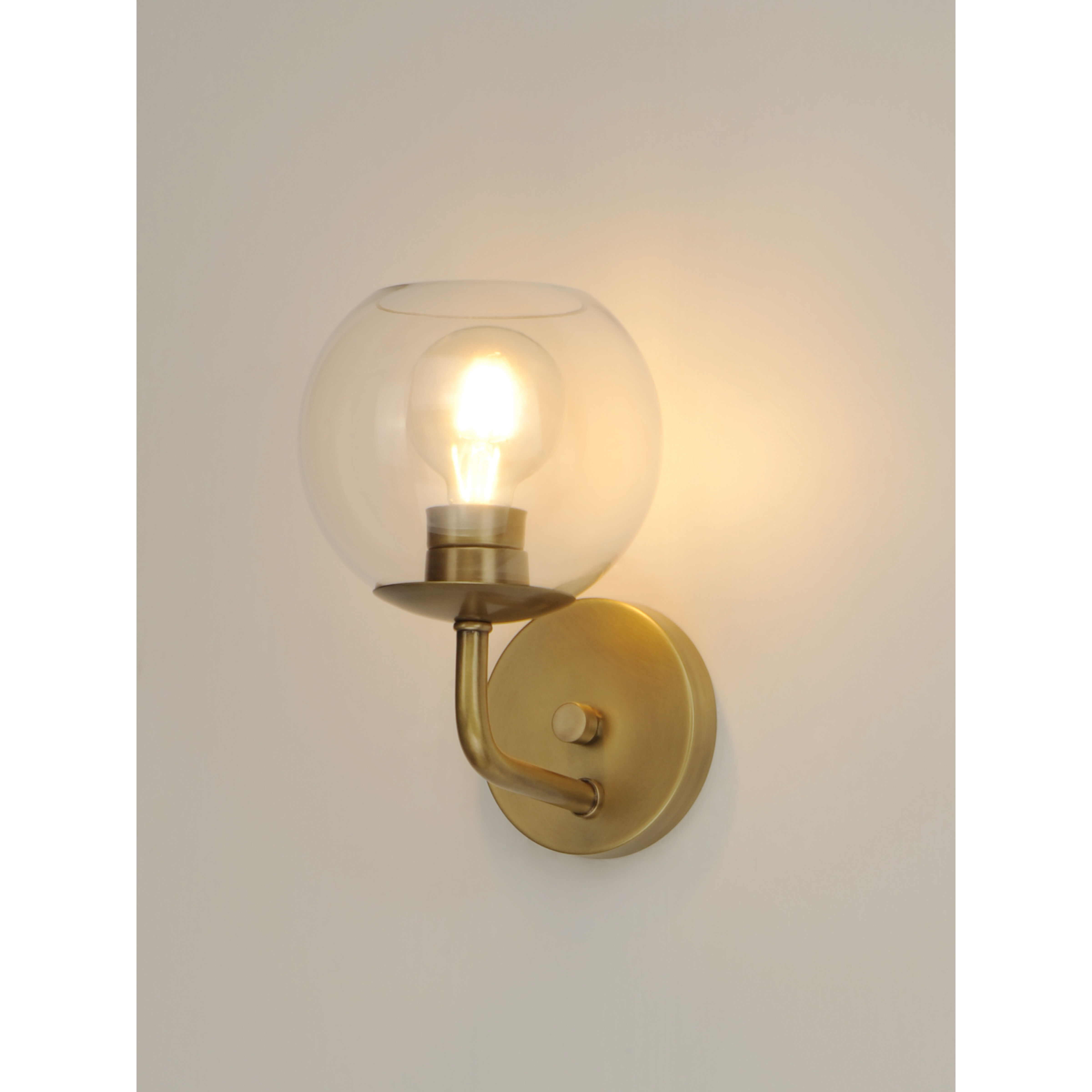 Branch 1 Light 7 inch Natural Aged Brass Wall Sconce Wall Light