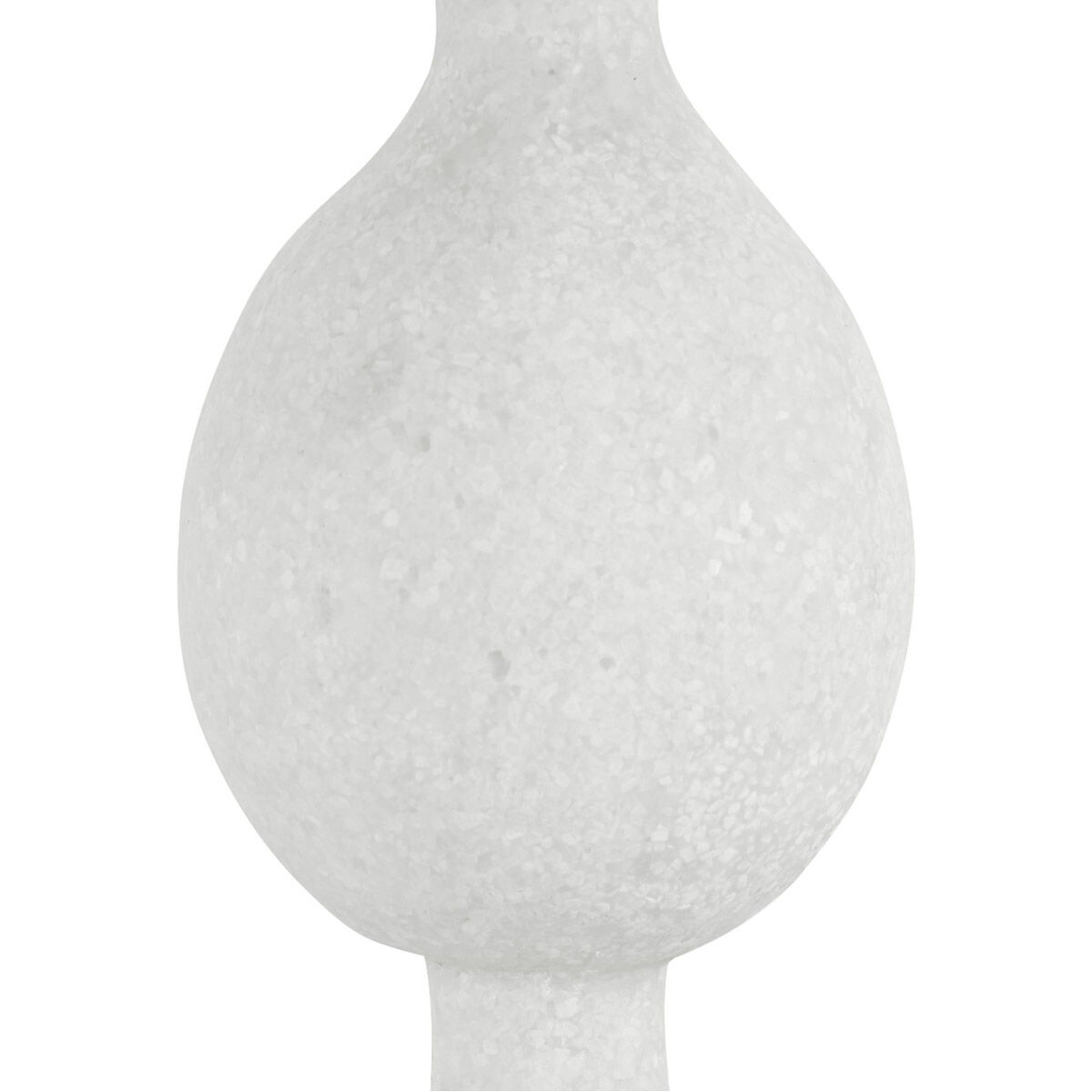 Inverse 35 inch 150.00 watt White and Black Marble Table Lamp Portable Light